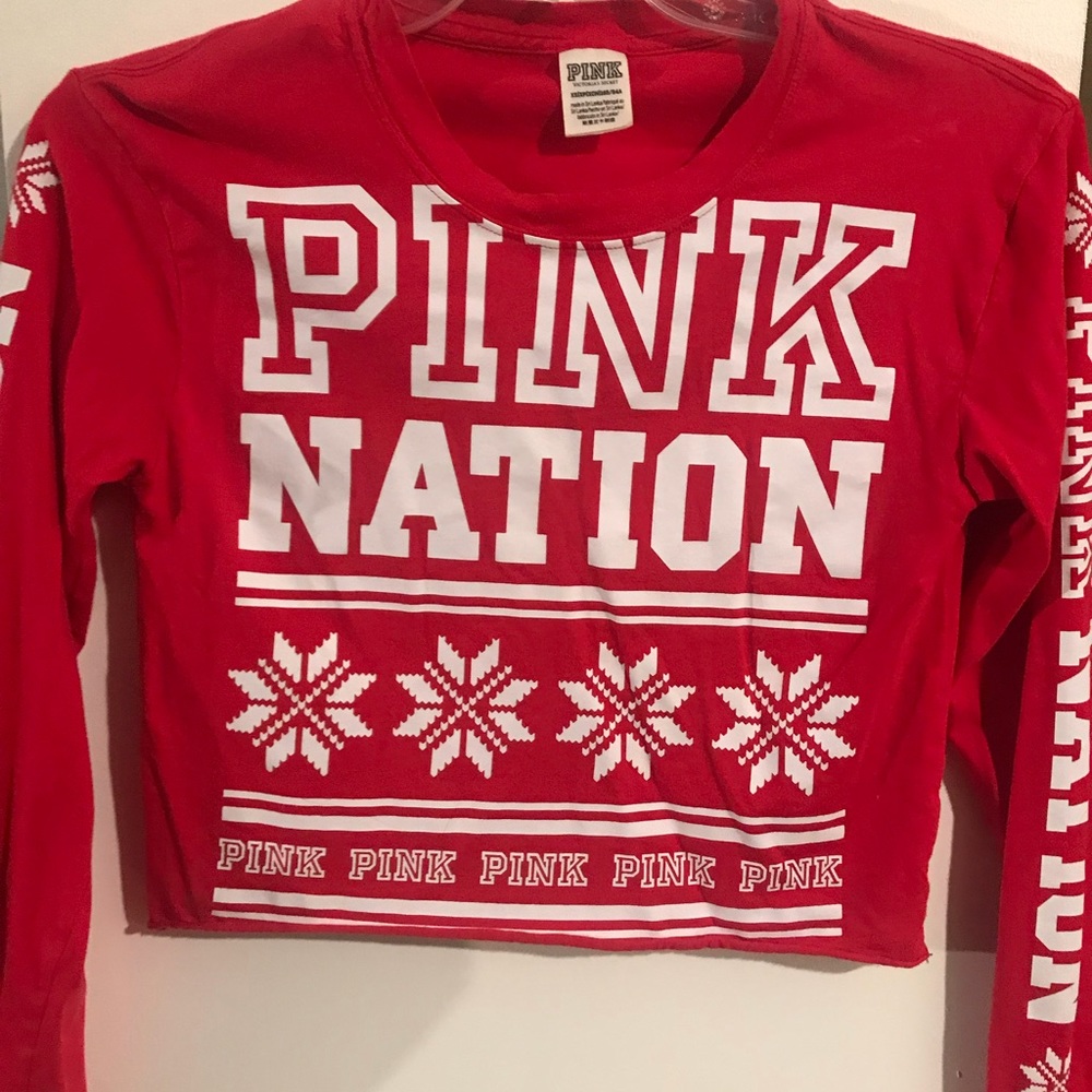 Long sleeve crop top